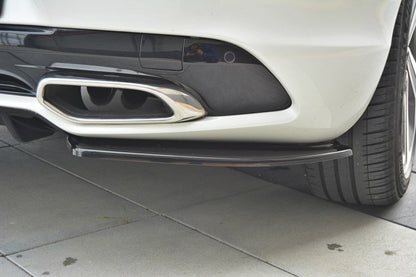 Heck Ansatz Flaps Diffusor für CITROEN DS5 FACELIFT, PREFACE schwarz matt