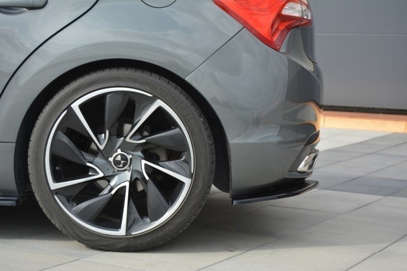 Heck Ansatz Flaps Diffusor für CITROEN DS5 FACELIFT, PREFACE schwarz matt