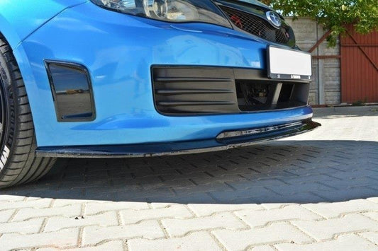 Front Ansatz V.2 für Subaru Impreza WRX STI Mk3 schwarz Hochglanz