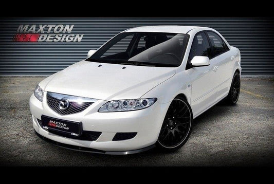 Front Ansatz für MAZDA 6 MK1 VORFACELIFT (2002-2005) Carbon Look