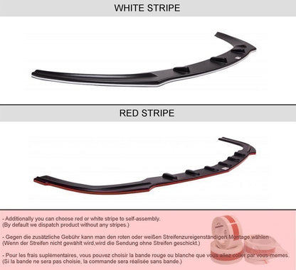 Heck Ansatz Flaps Diffusor passend für passend für Fiat Punto Evo Abarth schwarz Hochglanz schwarz Hochglanz