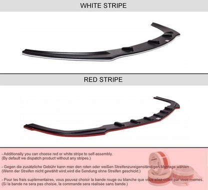 Heck Ansatz Flaps Diffusor für VW Golf 7 R / R-Line Facelift schwarz matt