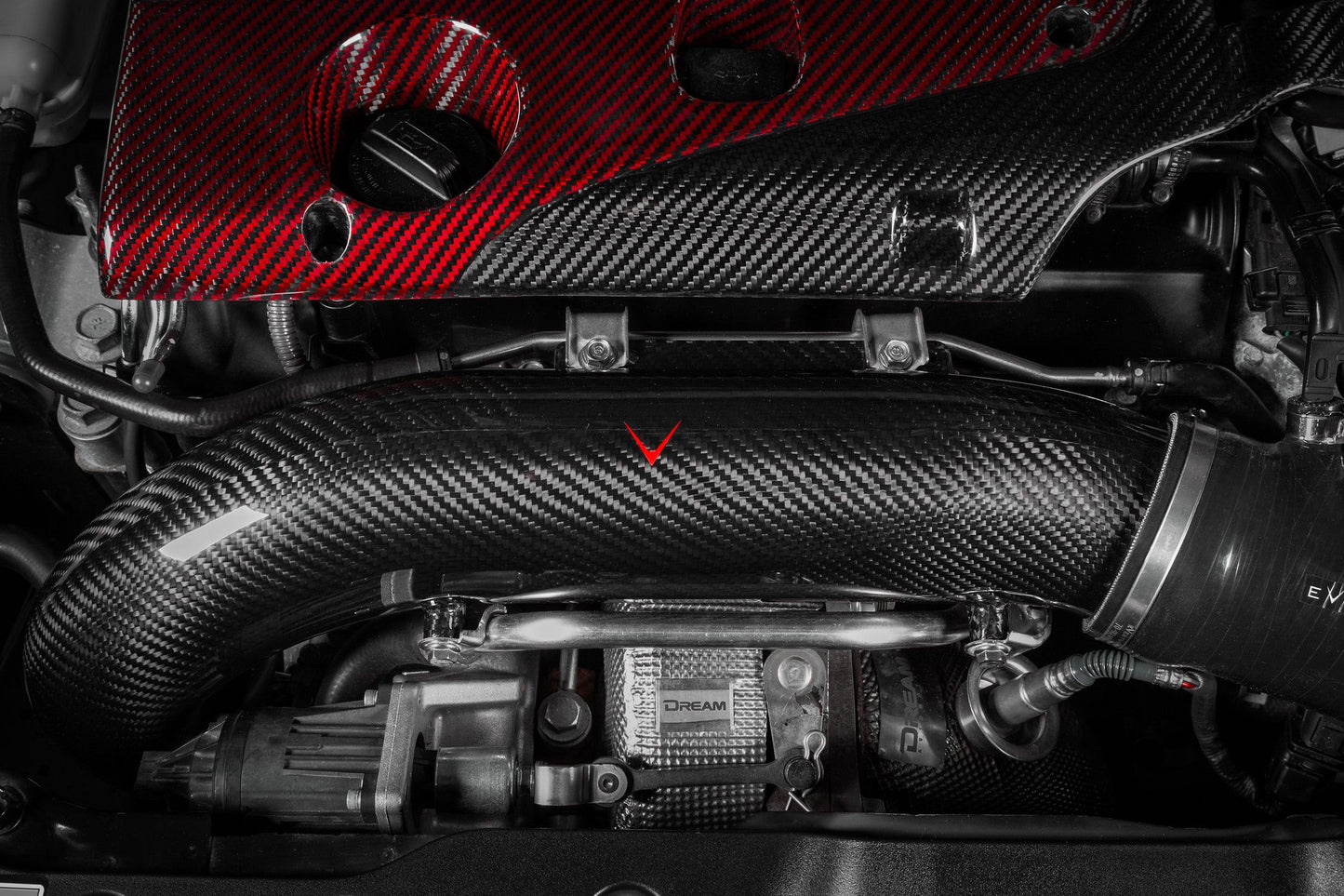 Eventuri Carbon Chargepipe/inlet für Honda Civic FK8 Type-R