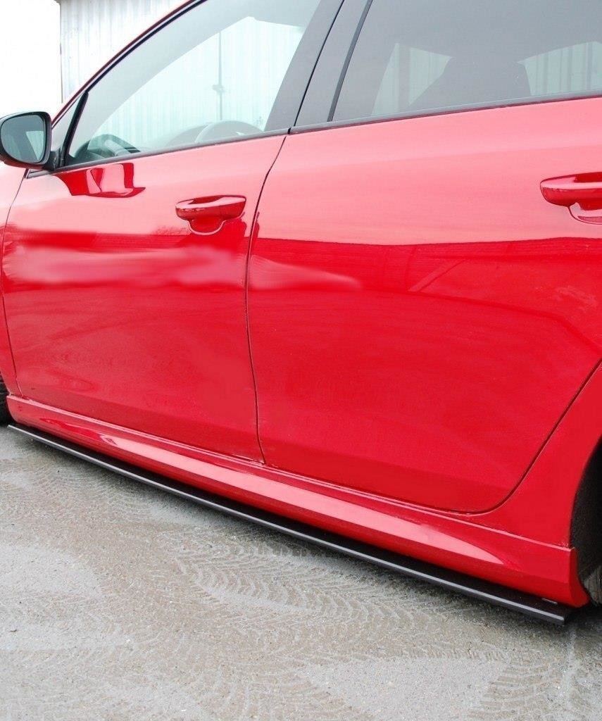 Seitenschweller Ansatz für VW Golf GTI 35th / R20 Mk6  schwarz Hochglanz