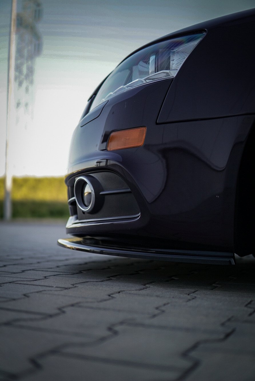 Front Ansatz für Audi A6 S-Line C6 FL  schwarz Hochglanz