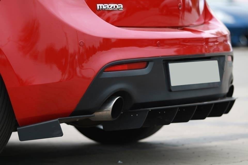 Heck Ansatz Flaps Diffusor für MAZDA 3 MK2 MPS