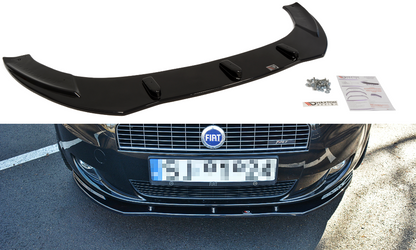 Front Ansatz für FIAT GRANDE PUNTO STANDARD schwarz Hochglanz