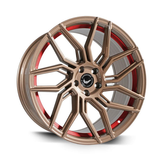 Barracuda Dragoon Higloss-Bronze undercut Trimline red