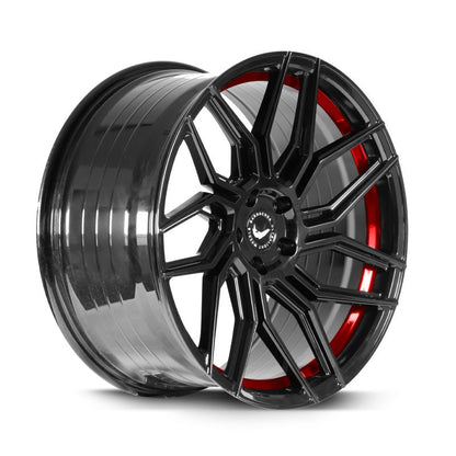 Barracuda Dragoon Higloss-Black undercut Trimline red