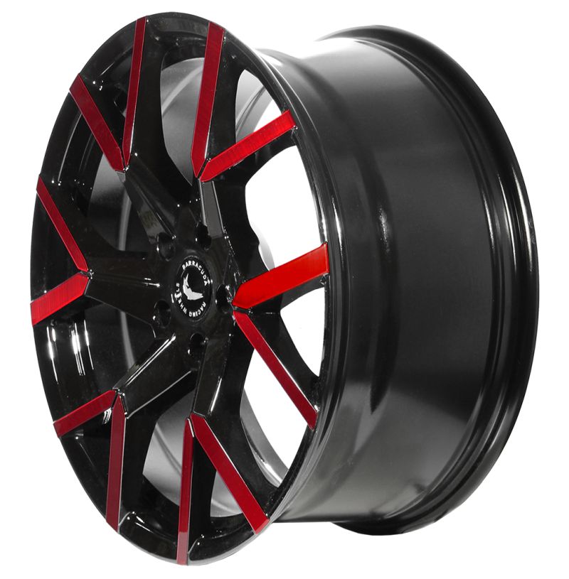 Barracuda Tzunamee EVO Black gloss Flashred