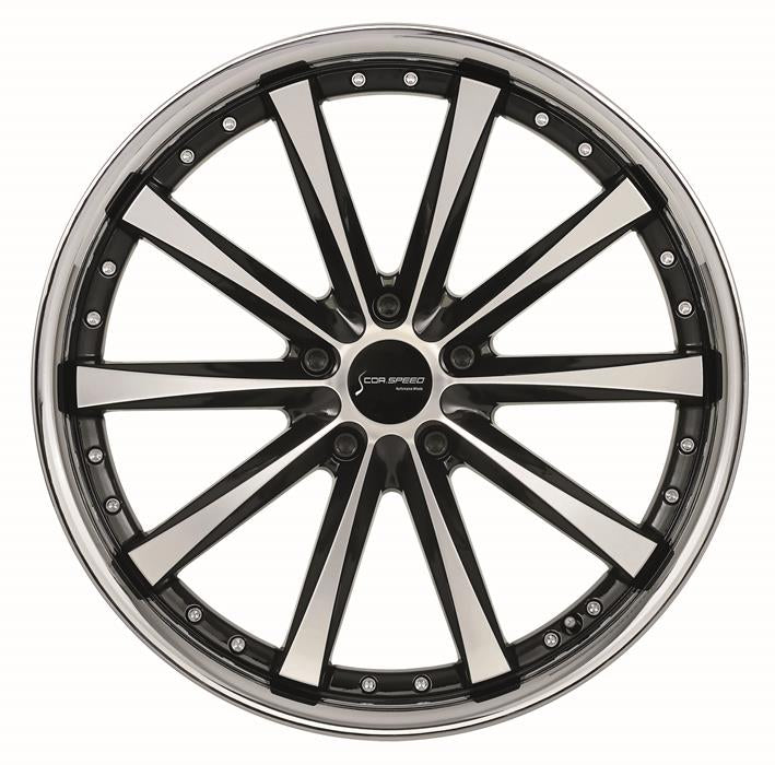 Corspeed ARROWS Higloss black polished inox lip - gepfeffert.com
