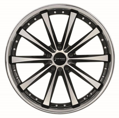 Corspeed ARROWS Higloss black polished inox lip - gepfeffert.com