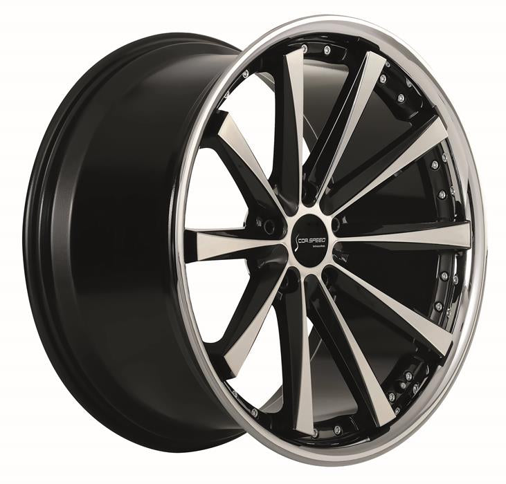 Corspeed ARROWS Higloss black polished inox lip - gepfeffert.com
