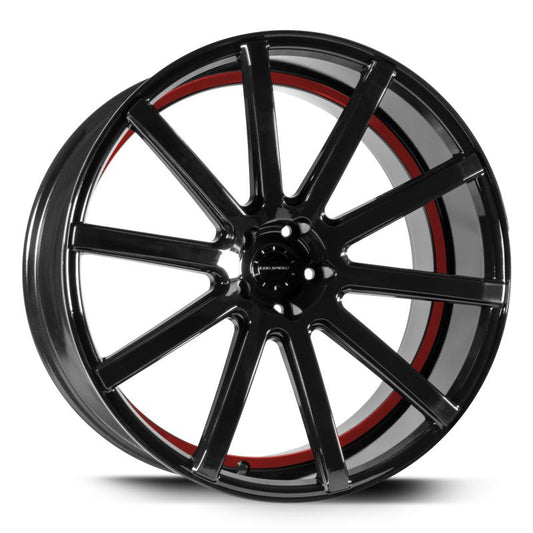 Corspeed DEVILLE Higloss-Black Trim rot - gepfeffert.com