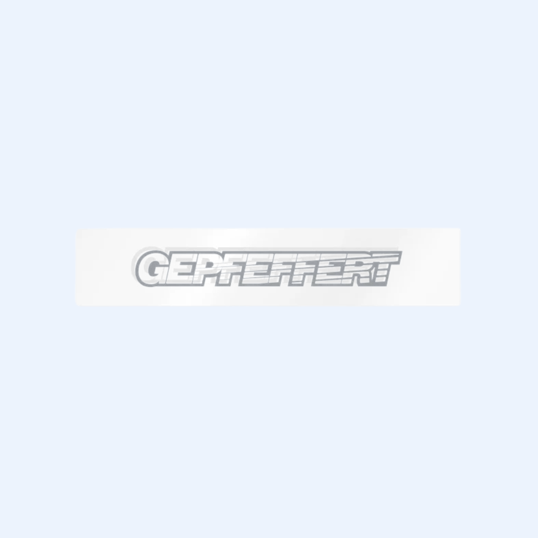 Aufkleber GEPFEFFERT Windschutzscheibe 54 cm - gepfeffert.com