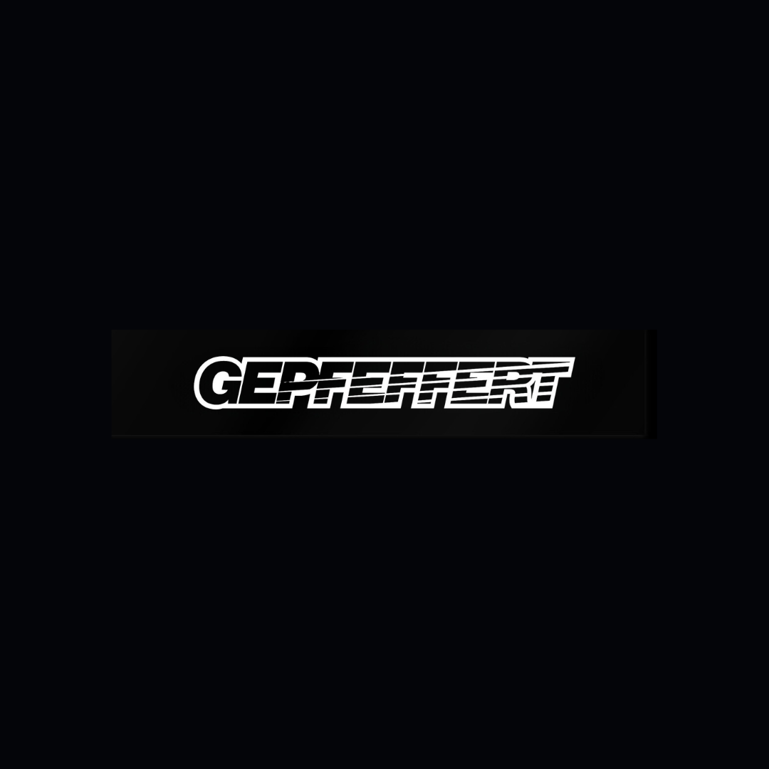 Aufkleber GEPFEFFERT Windschutzscheibe 54 cm - gepfeffert.com