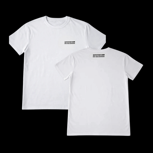 gepfeffert.com / More than a suspension T-Shirt Weiß - gepfeffert.com