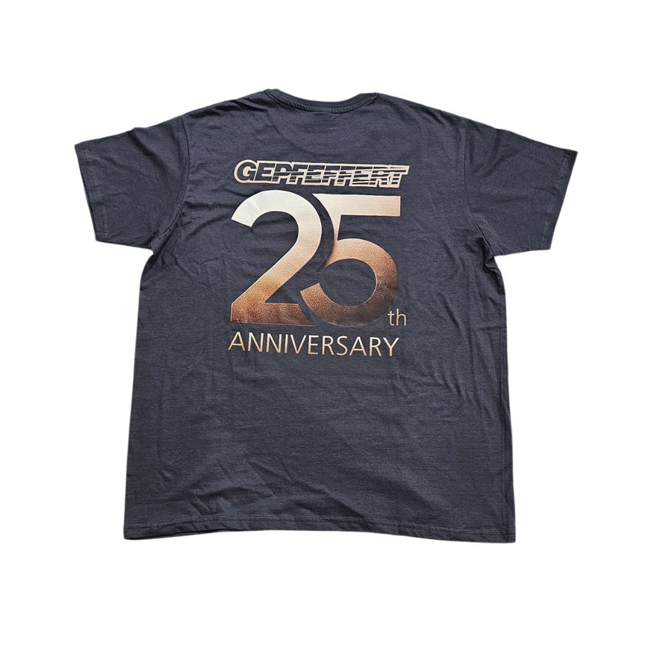 gepfeffert.com 25th anniversary T-Shirt in versch. Farben