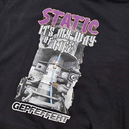 gepfeffert.com Hoodie Static it's my way of life