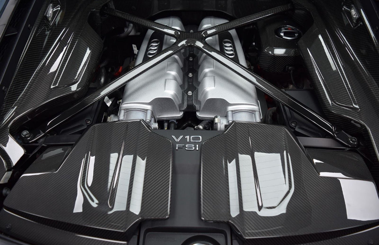 CPG Audi R8 4s Motorraum Full Carbon Paket
