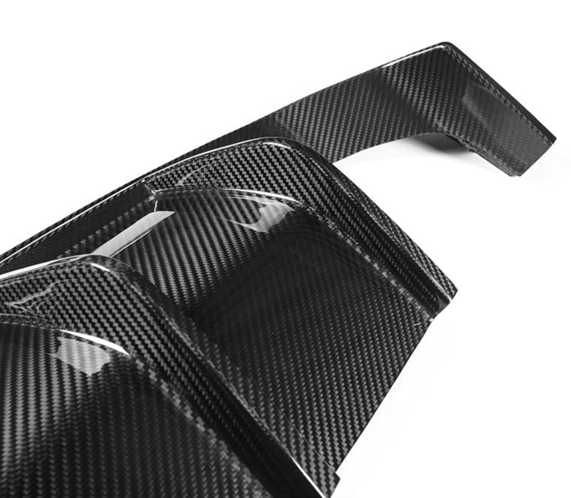 CPG Heckdiffuser mit Sideblades Carbon passend für  BMW M3 M4 F80 F82 F83 - gepfeffert.com