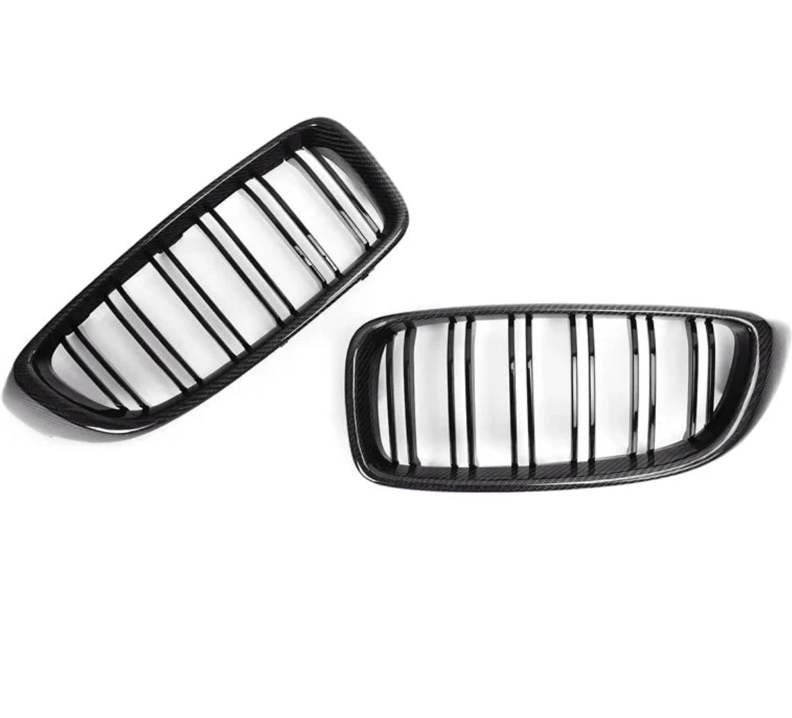 CPG Frontgrill Carbon passend für  BMW 4er F32 F33 F36 M3 M4 F80 F82 F83