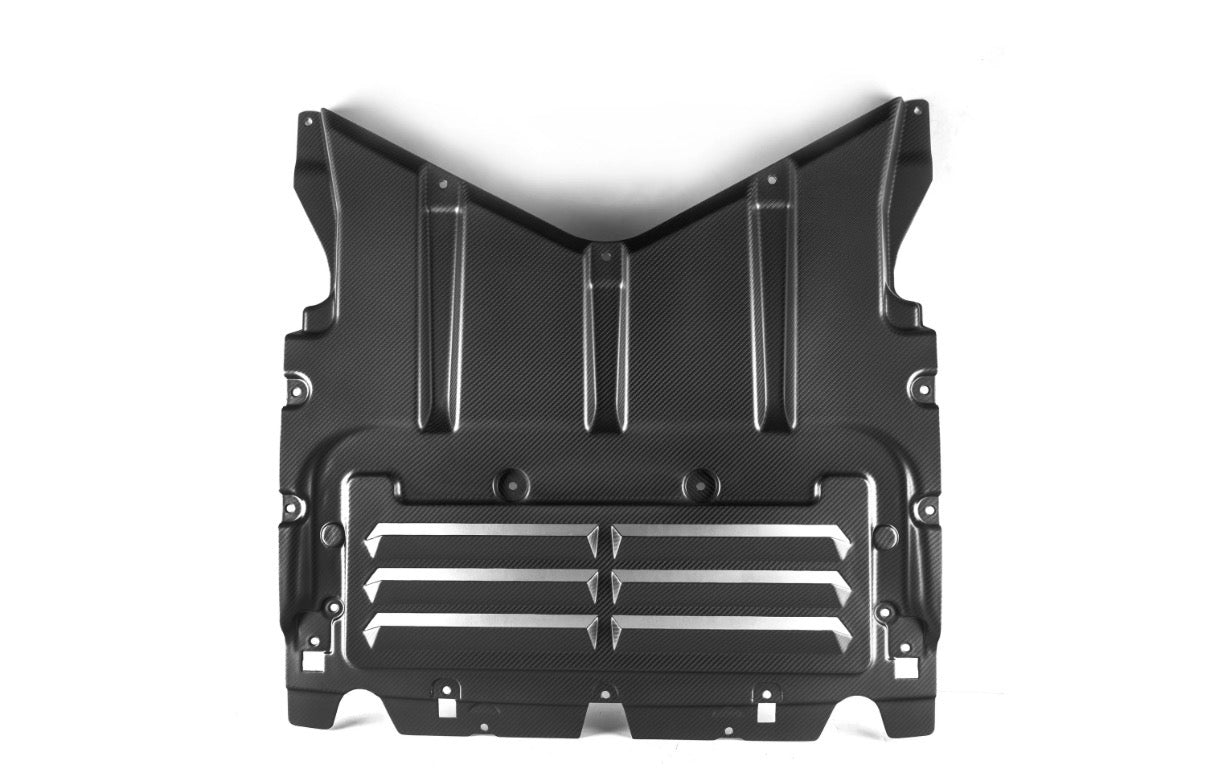 CPG BMW M5 G90 G99 Ölkühlerschutz / Unterbodenschutz DRY Carbon