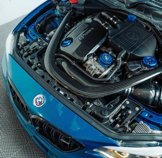 CPG vordere Kühlerstützstrebe DRY Carbon passend für  BMW 2er / 3er / 4er / M2 / M3 / M4 F8X