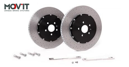 MOV'IT Bremsenupgrade und Replacement Kit passend für Audi RS3 8Y / Audi RSQ3 F3 / Cupra Formentor VZ5 (Akebono Bremssattel)