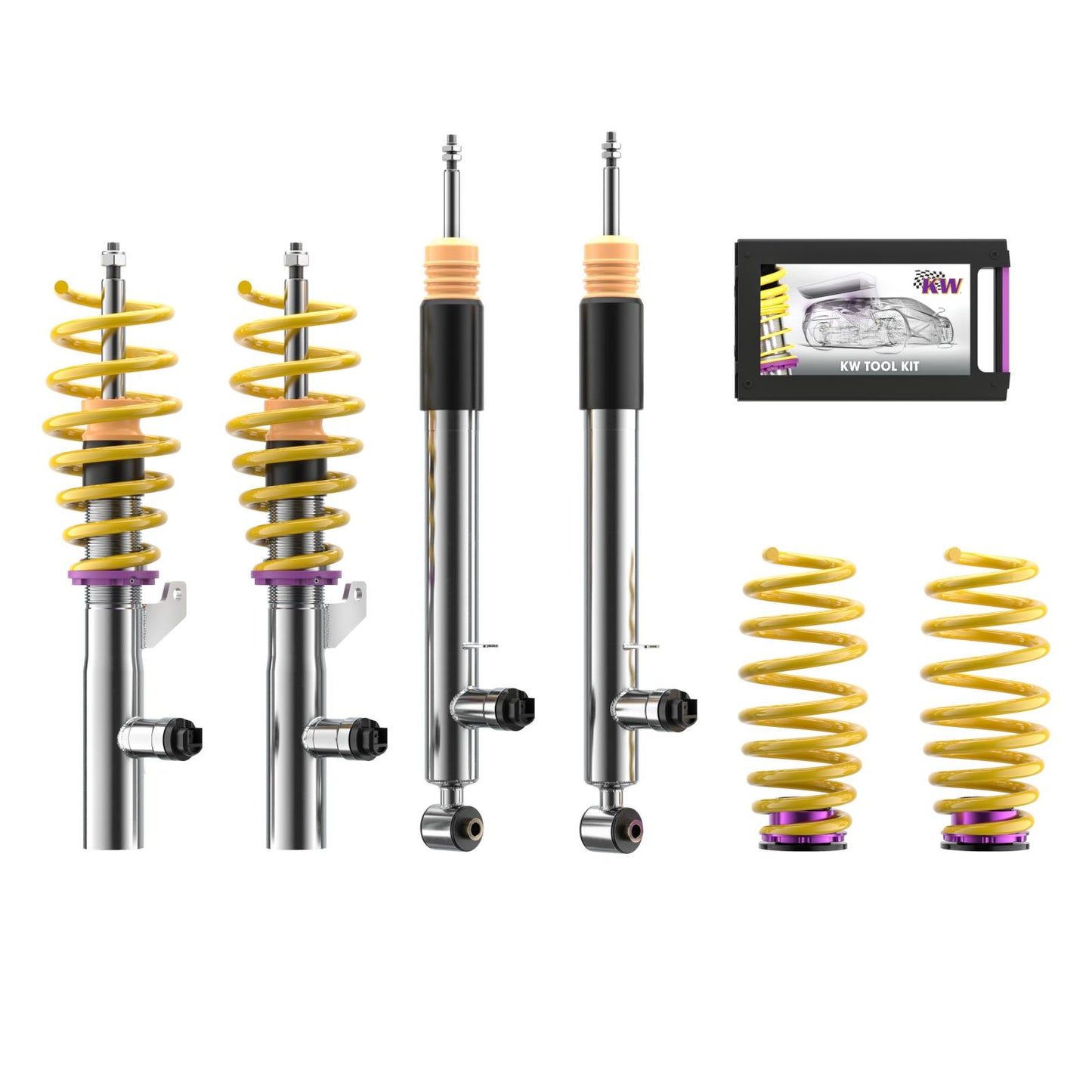 KW DDC Plug&Play / V1 / V2 / V3 / V4 (Clubsport) & ST X / XA  Gewindefahrwerk Golf 8 2.0R