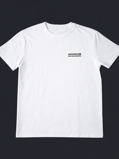 gepfeffert.com / More than a suspension T-Shirt Weiß - gepfeffert.com