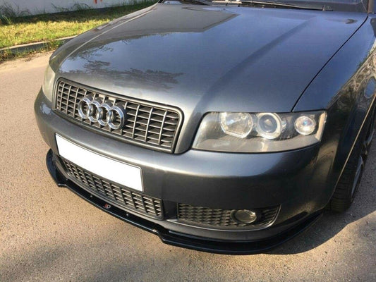Maxton Front Ansatz V.2 für Audi A4 S-Line B6 schwarz Hochglanz