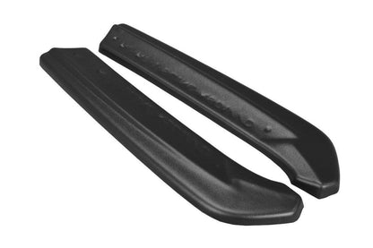 Maxton Heck Ansatz Flaps Diffusor V.1 für Audi A7 Mk1 S-Line schwarz Hochglanz