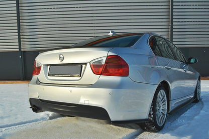 Maxton Spoiler CAP für BMW 3er E90 M Paket schwarz Hochglanz