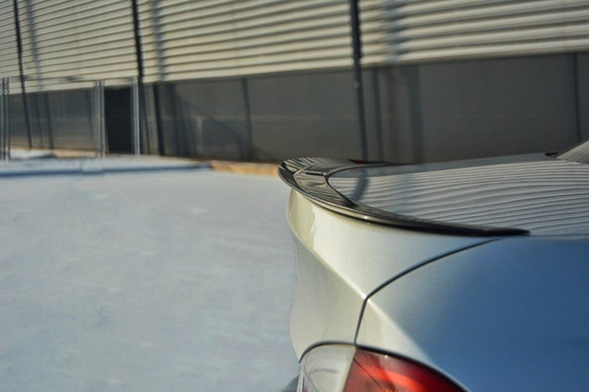 Maxton Spoiler CAP für BMW 3er E90 M Paket schwarz Hochglanz
