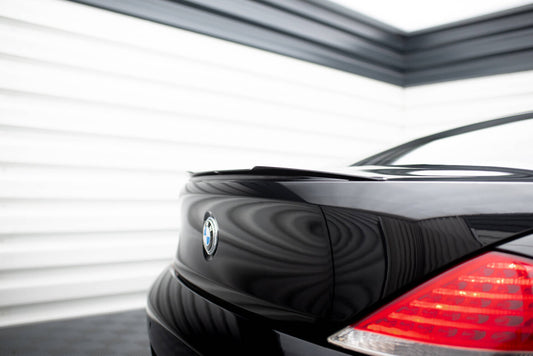 Maxton Heck Spoiler Aufsatz Abrisskante für BMW M6 / 6 E63 schwarz Hochglanz