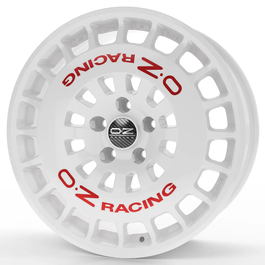 OZ Rr40 Race White + Red Lettering - gepfeffert.com