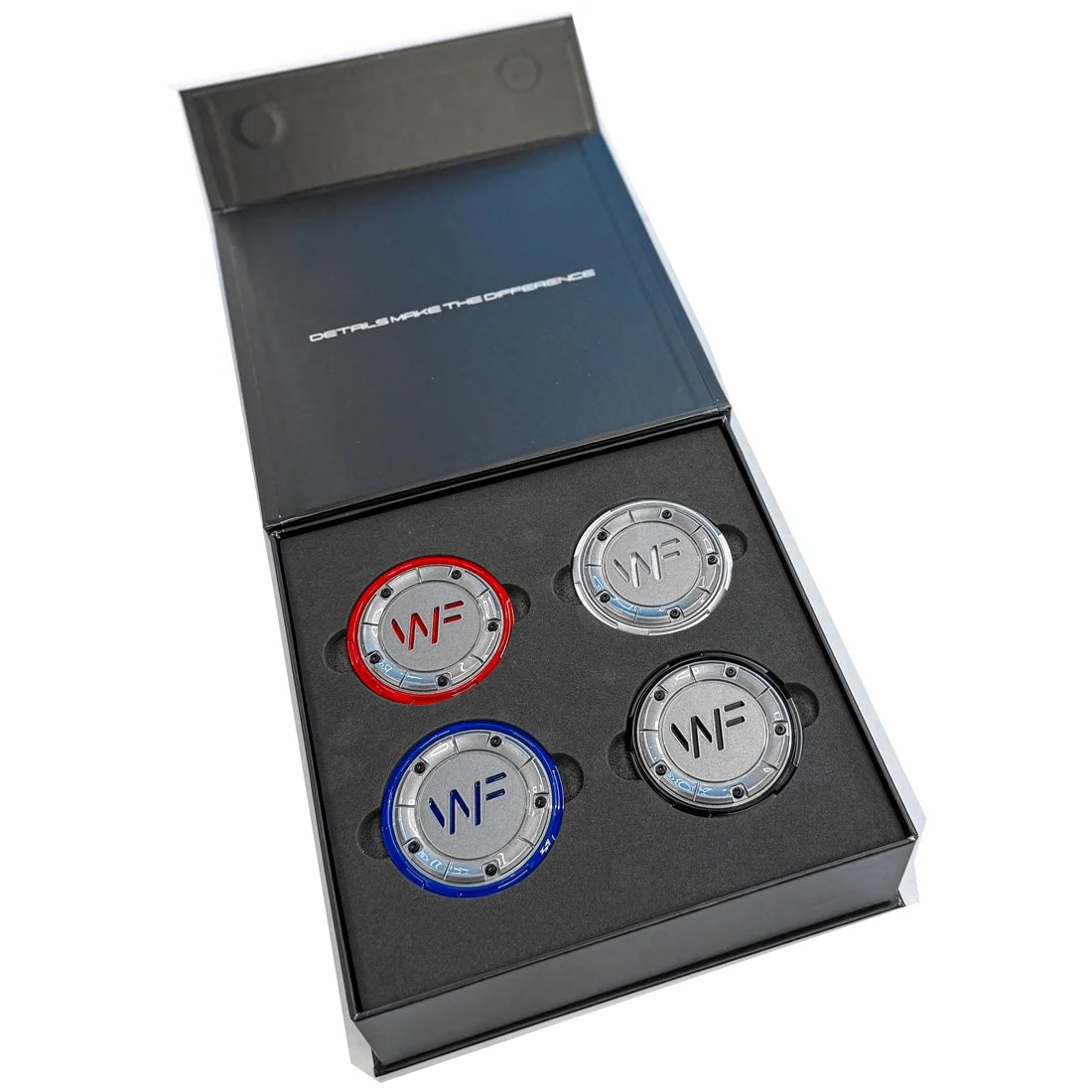 Wheelforce WF Multipiece Forged V3 Cap - Gloss Steel