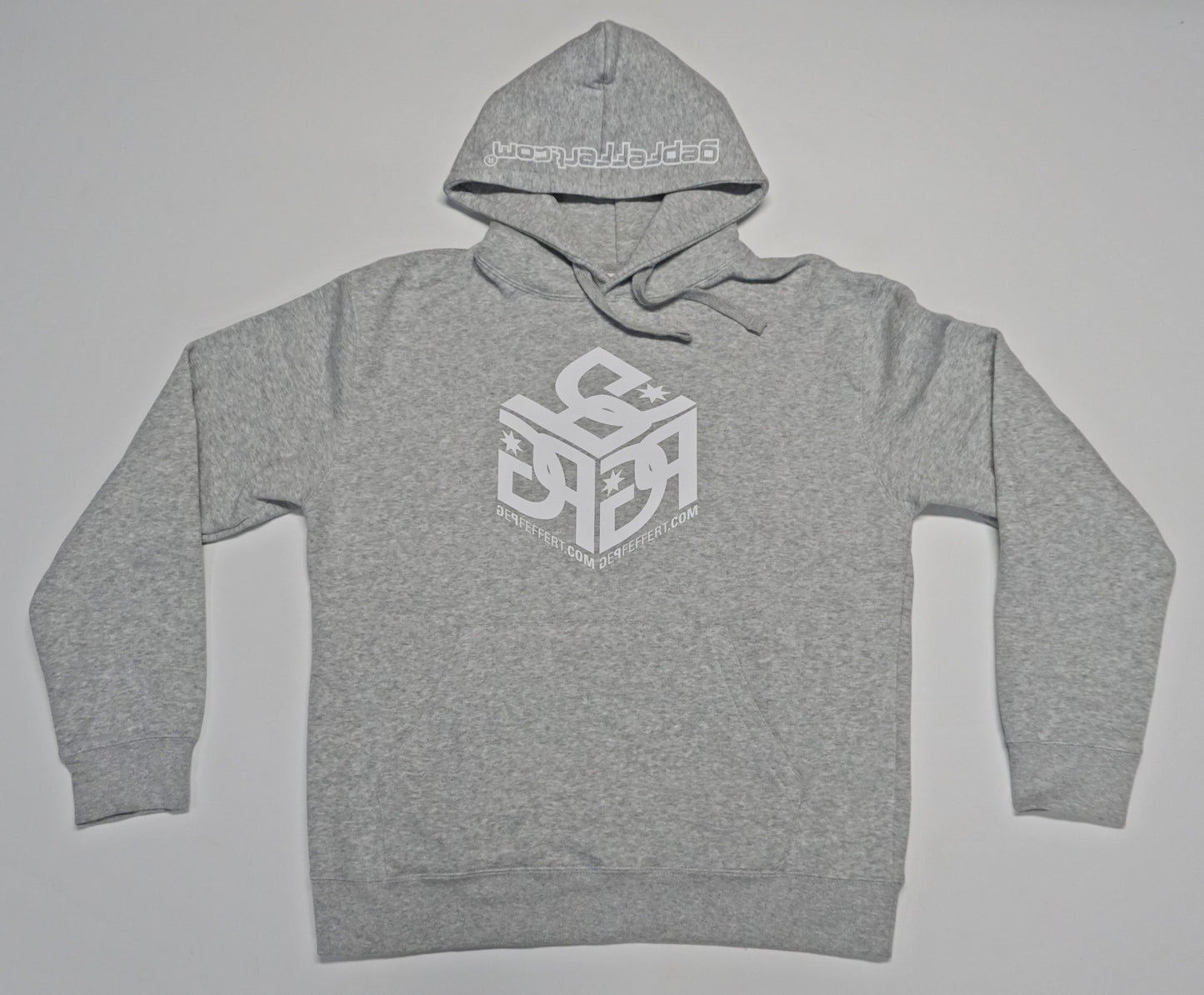 gepfeffert.com® Hoodie  - GP-Logo (weiß) - gepfeffert.com