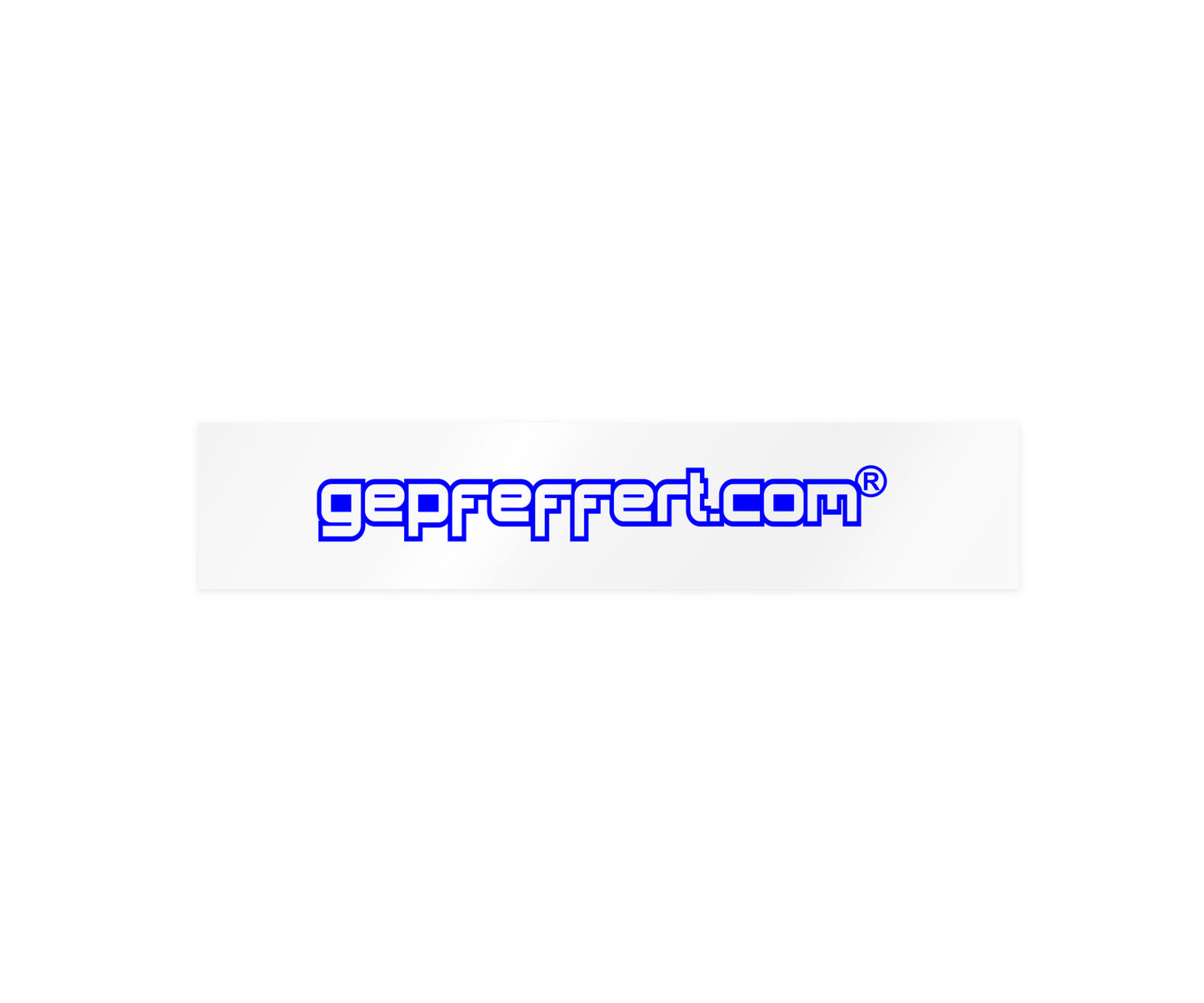 gepfeffert.com® Aufkleber Windschutzscheibe gepfeffert.com 54 cm - gepfeffert.com