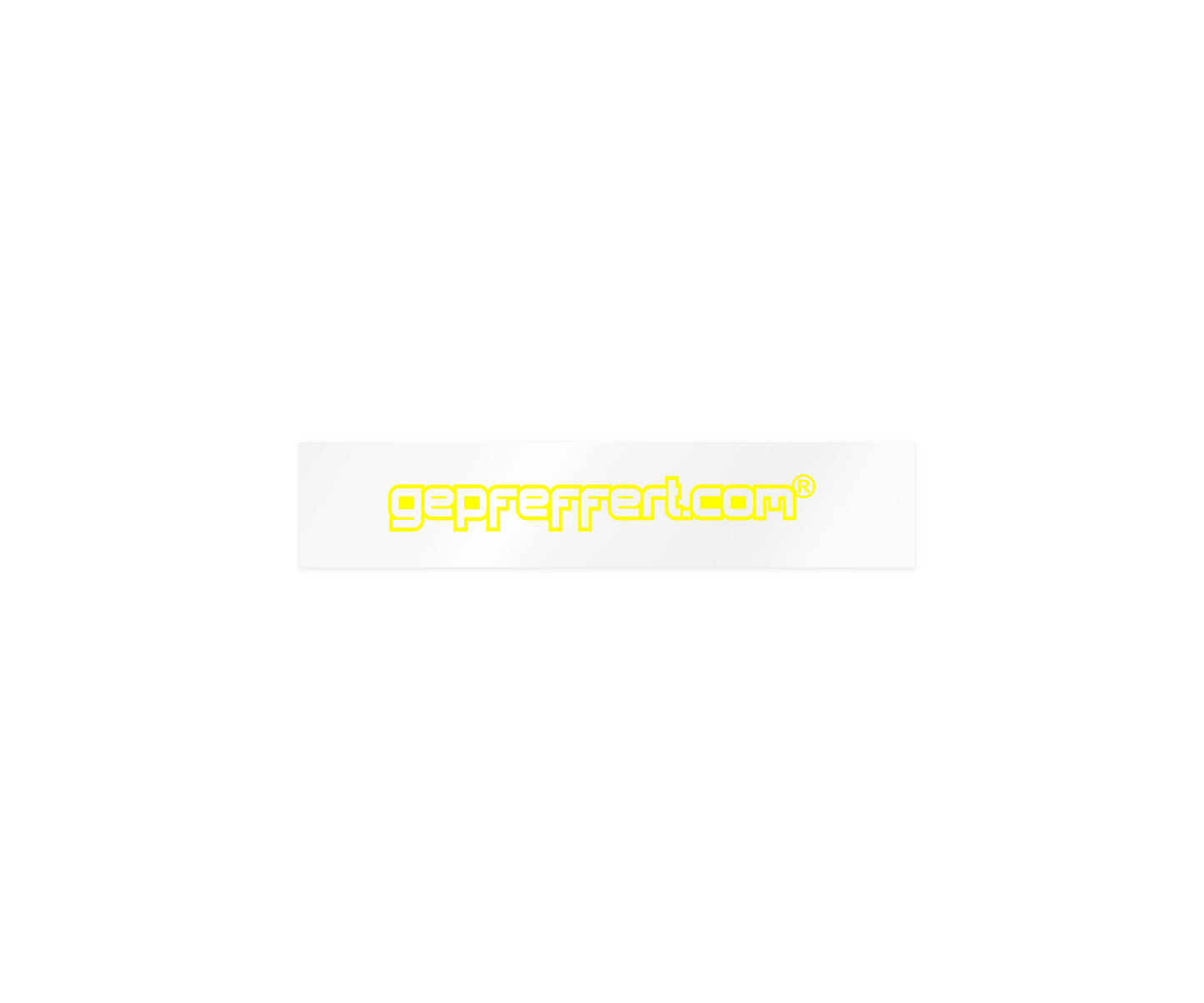 gepfeffert.com® Aufkleber Seitenscheibe gepfeffert.com 15 cm - gepfeffert.com