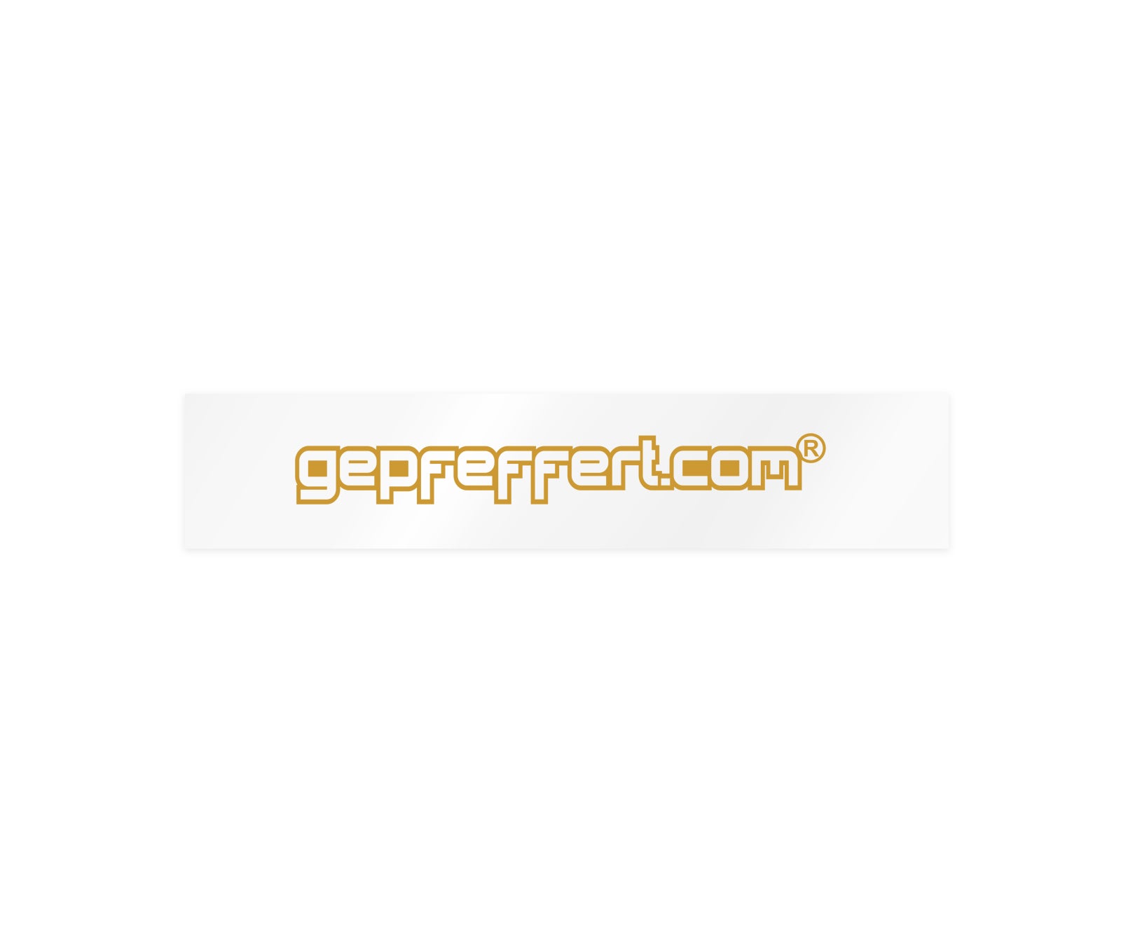 gepfeffert.com® Aufkleber Windschutzscheibe gepfeffert.com 54 cm - gepfeffert.com