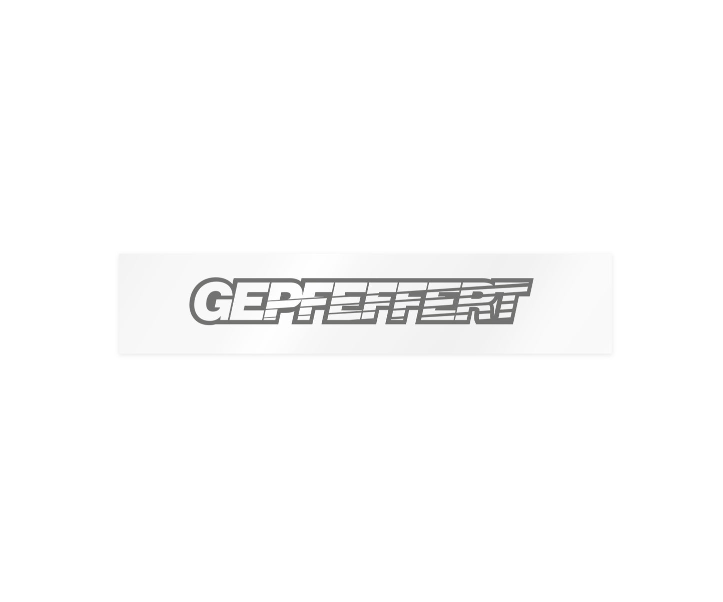 Aufkleber GEPFEFFERT Windschutzscheibe 54 cm - gepfeffert.com