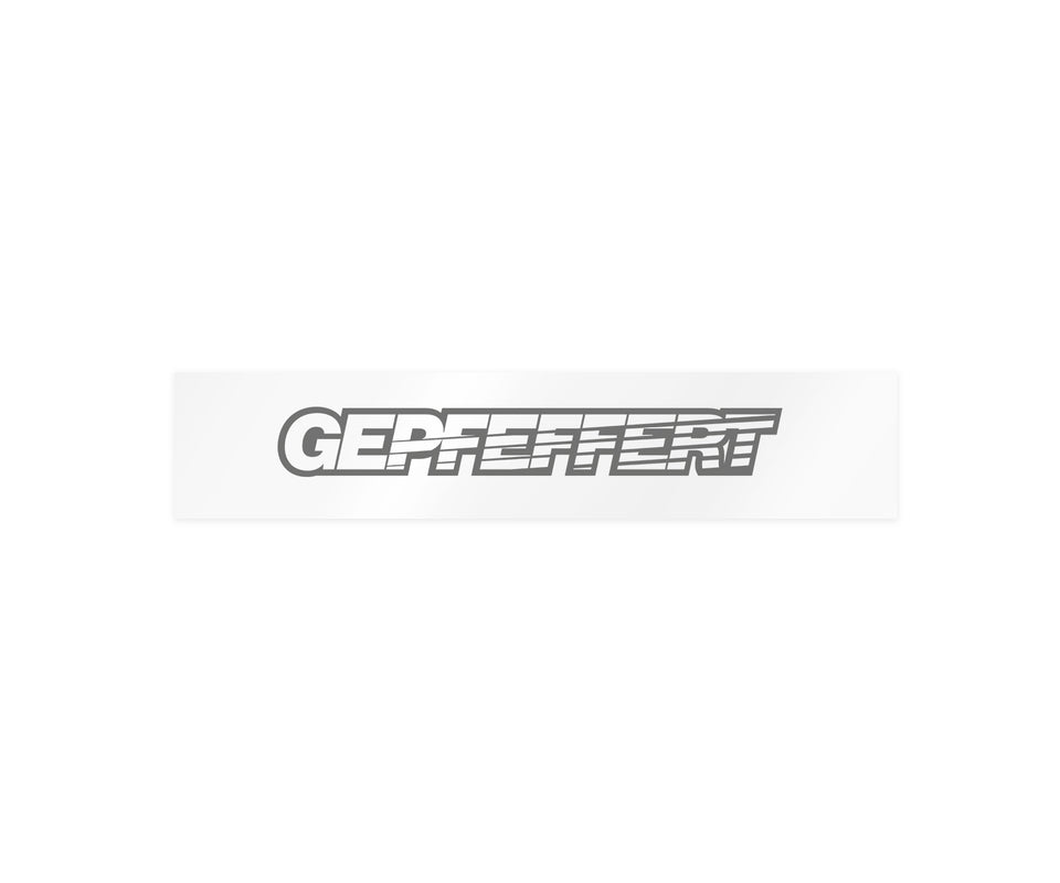 Aufkleber GEPFEFFERT Windschutzscheibe 54 cm - gepfeffert.com