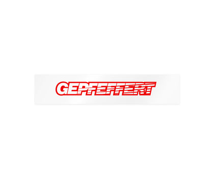 Aufkleber GEPFEFFERT Windschutzscheibe 54 cm - gepfeffert.com
